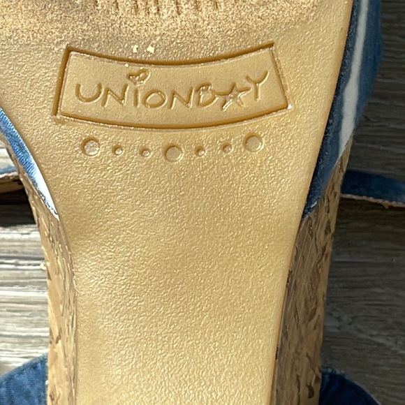 UNIONBAY Tie Dye Cork Ankle Wrap Wedge Sandal -8.5 - Picture 11 of 12